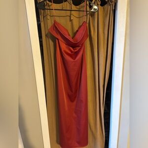 Strapless Anthropologie dress